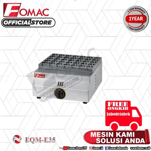 [EZO.5200322] Mesin Sate Telur Puyuh Electrik Egg Quail EQM-E35 FOMAC
