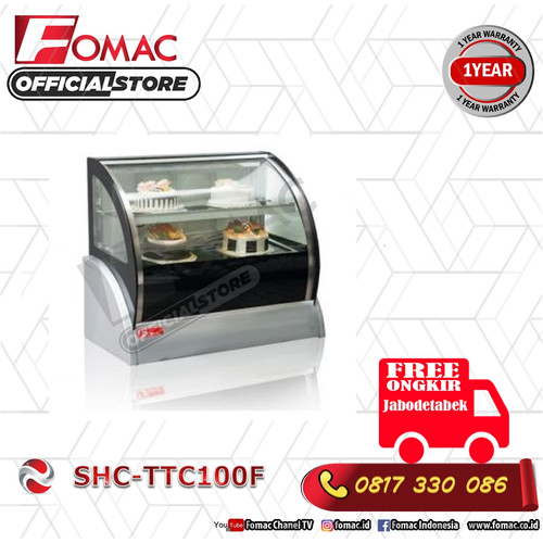 [EZO.5200324] Mesin Pendingn Kue Counter Cake Showcase Round Table/SHC-TTC100F FOMAC