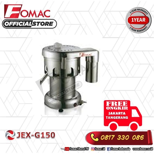 [EZO.5200377] Mesin Peras Jus Juice EXtractor / JEX-G150 FOMAC