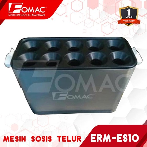 [EZO.5200388] Mesin Sosis Telur Gulung ERM-ES10 10 Tabung Listrik FOMAC