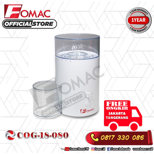 [EZO.5200329] Mesin Penggiling Kopi Coffee Grinder COG-18-080 FOMAC