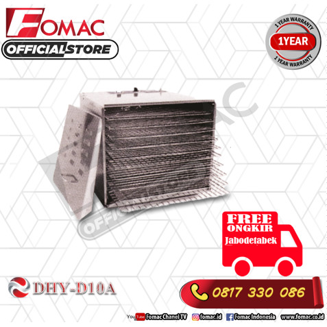 [EZO.5200330] Dehydrator / Pengering bahan makanan Fomac DHY-D10A