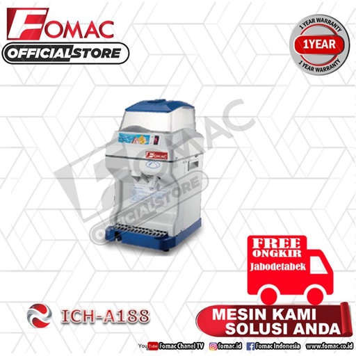 [EZO.5200401] Mesin Serut Es Batu Ice Planner ICH-A188 FOMAC