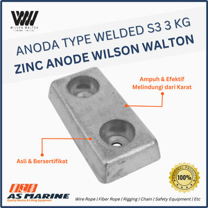 Zinc Anode / Anoda Type Welded S3 3 Kg WILSON WALTON