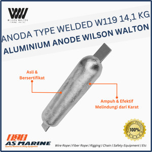 Aluminium Anode / Anoda Type Welded W119 14,1 Kg WILSON WALTON