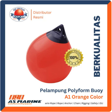 Pelampung / Dapra Kapal / Mooring Buoy POLYFORM NORWAY A1 Orange Color