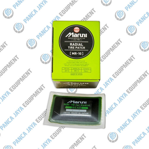 [EZM.9600130] Maruni Radial Tire Patch MR-10 Box - Karet Tambal Ban / Tambal Tip Top