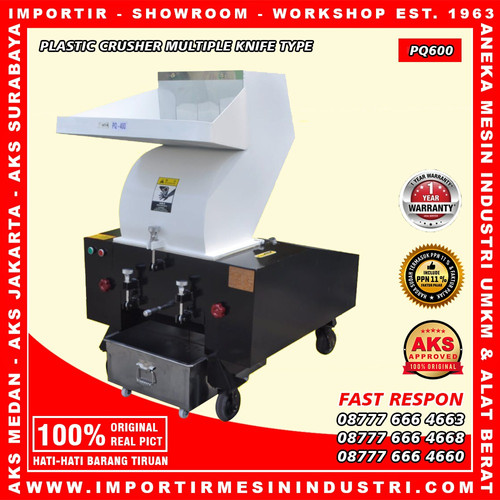 [EZM.3600070] Alat Pencacah Plastik Limbah Daur Ulang 20 Hp AKS - PQ600