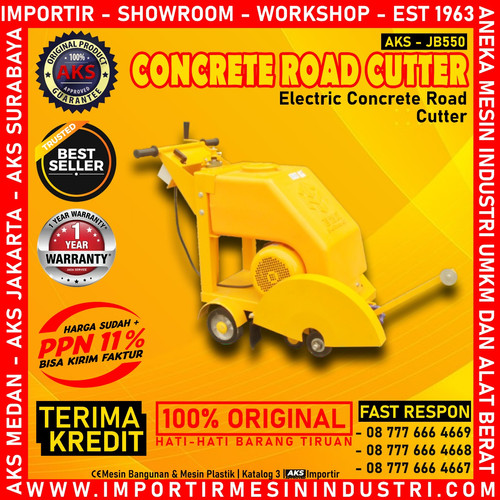 [EZM.3600130] Eelectric Road CUtter Mesin Pemotong Aspal Elektrik AKS - JB550