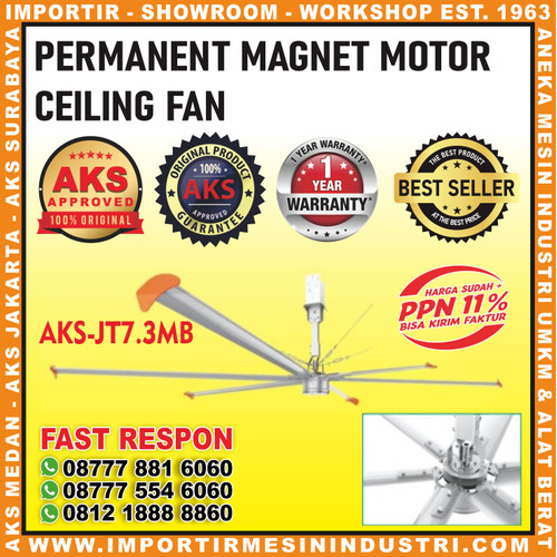 [EZM.3600132] Ceiling Fan Kipas Industri Kipas Stasiun Kipas Gedung 7 Meter