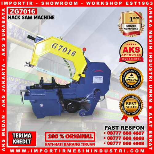[EZM.3600179] Mesin Potong Besi Bandsaw Hacksaw Machine 16 Inch 0.37 Kw AKS - ZG7016