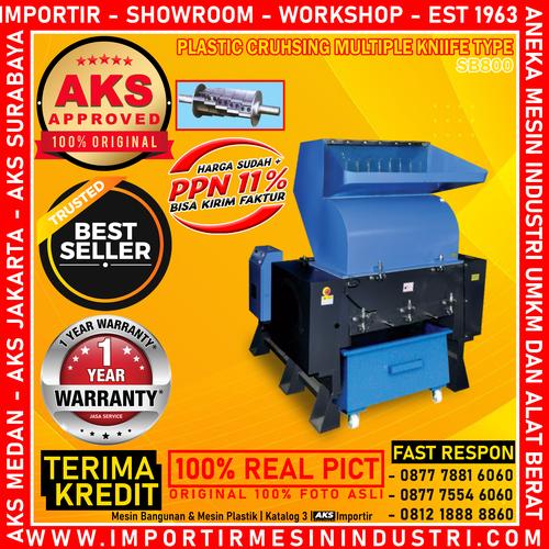[EZM.3600185] Alat Pencacah Plastik Limbah Daur Ulang 30 Hp AKS SB800