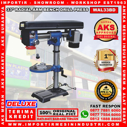 [EZM.3600202] Mesin Bor Duduk Drilling 16 mm with Angle AKS - WAL33BD