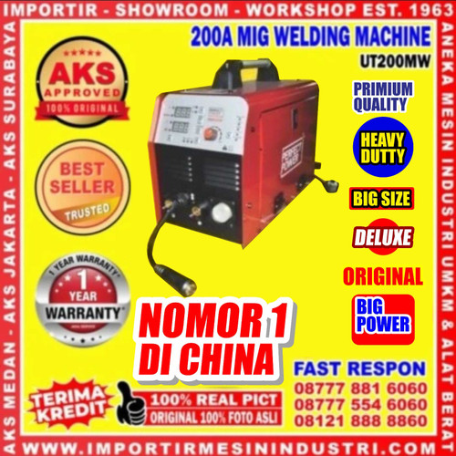 [EZM.3600212] TRAFO LAS / MESIN LAS MIG / MAG Co2 200A / 200 A | AKS - UT200MW