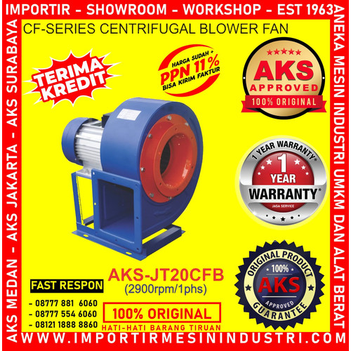 [EZM.3600241] Kipas Keong 20 Inch Centrifugal blower 220V 2900Rpm JT20CFB