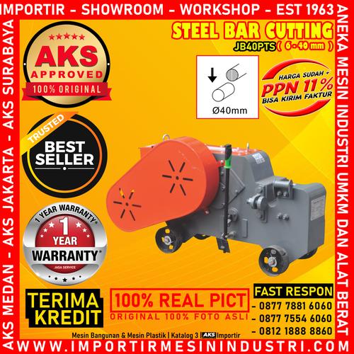 [EZM.3600245] Mesin Pemotong Besi Steel Bar Cutting Machine 40mm AKS - JB40PTS