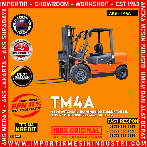 [EZM.3600261] Automatic Transmission Diesel / Forklift Max 4 Ton Engine ISUZU - TM4A