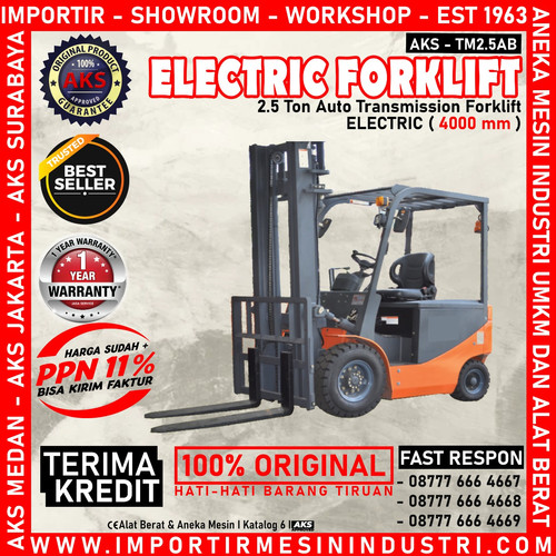[EZM.3600273] ALAT ANGKUT Automatic Forklift Transmission Baterry 8.6 Kw - TM2.5AB