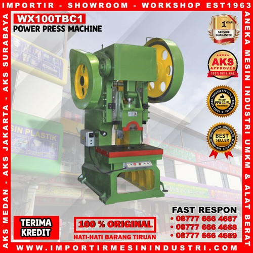 [EZM.3600294] Mesin Pon 100 Ton / Power Bench Press Stamping Machine - WX100TBC1