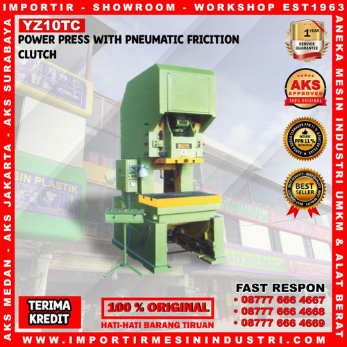 [EZM.3600308] Mesin Pon Pres 100 Ton / Pneumatic Clutch Press Machine - YZ100TC