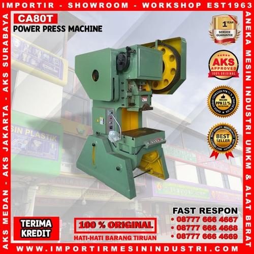 [EZM.3600322] AKS - Mesin Pon 80 Ton / Power Press Machine 5.5 Kw