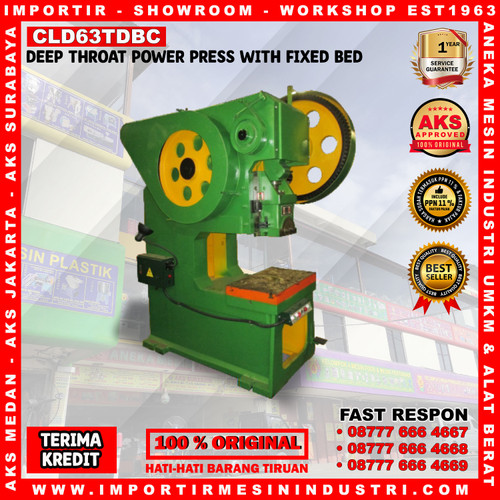 [EZM.3600332] Power Press Machine CLD63TDBC Mesin Pon 63 Ton