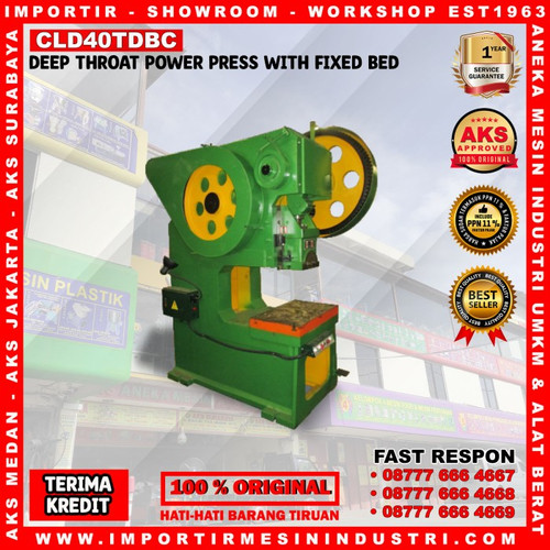 [EZM.3600335] Deep Power Press 3 Kw - Mesin Pon Pres 40Ton AKS - CLD40TDBC