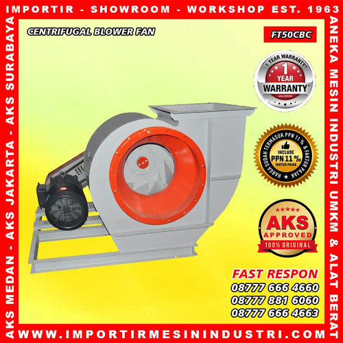 CENTRIFUGAL BLOWER FAN /2900/3P TYPE AKS- FT50CBC