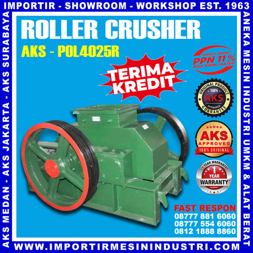 [EZM.3600345] Mesin Penghancur Batu Bara / Roller Crusher C/W Motor AKS - POL6140R