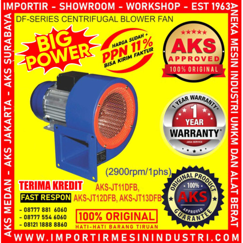 [EZM.3600417] Kipas Keong 11 Inch Drum Fan blower 220V 2900Rpm JT11DFB