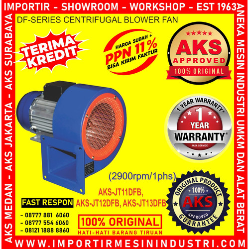 [EZM.3600421] Kipas Keong 13 Inch Cylinder fan blower 220V 2900Rpm JT13CFB