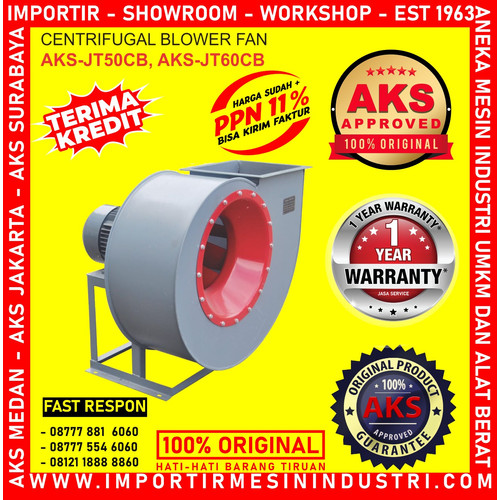 [EZM.3600424] Kipas Keong 60 Inch Centrifugal blower 380V 1450Rpm JT60CB