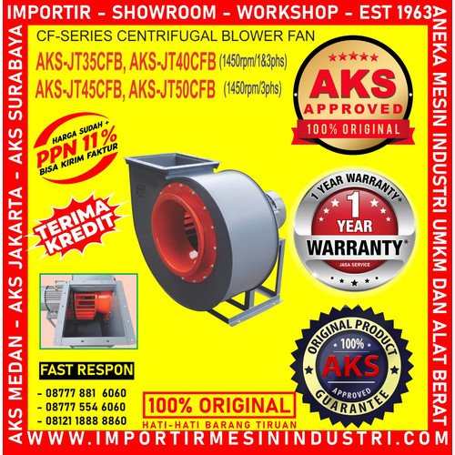 [EZM.3600439] Kipas Keong 50 Inch Centrifugal blower 380V 1450Rpm JT50CFB