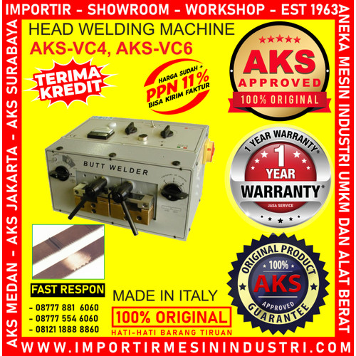 [EZM.3600467] Alat las sambung Head Welding Machine Butt Welder AKS-VC4