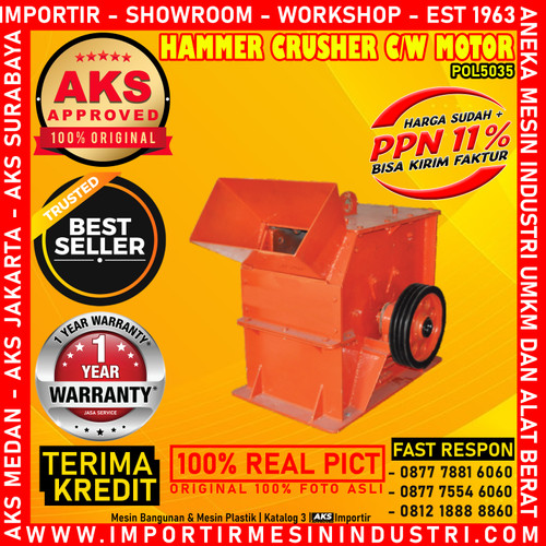 [EZM.3600470] Pemecah Penghancur Batu Rock Stone Hammer Crusher POL5035