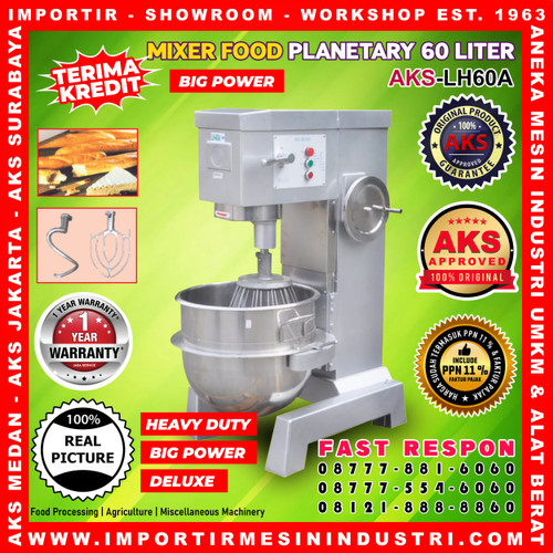 [EZM.3600482] Mixer Adonan Roti LH60A Planetary Mixer 60 Liter AKS ORIGINAL