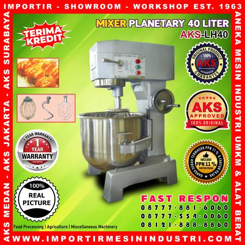 [EZM.3600487] Planetary Mixer 40 Liter AKS Mixer Roti 40 Liter LH40A GARANSI