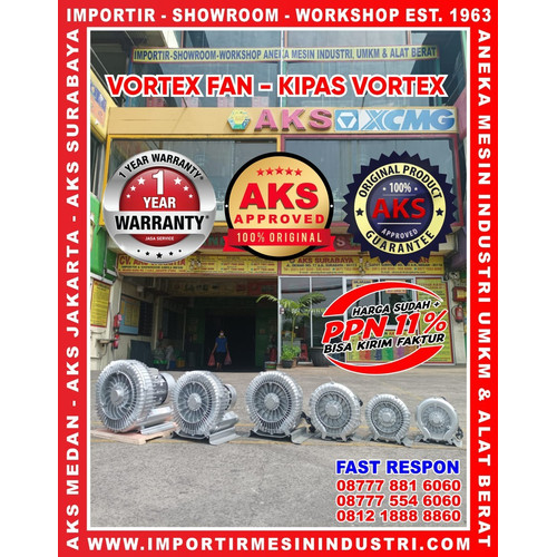 [EZM.3600498] VORTEX FAN - KIPAS VORTEX - BLOWER AERATOR - BLOWER TAMBAKNAKS-MB750VF