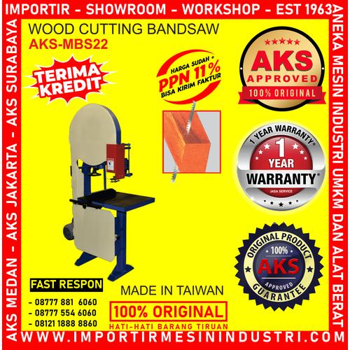 [EZM.3600603] Alat memotongkan kayu Wood Cutting Bandsaw 2 HP Machine AKS - MBS22