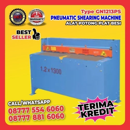 [EZM.3600604] MESIN SHERING / MESIN SHARING PLAT BESI / STAINLIS 1.2 MM GN1213PS