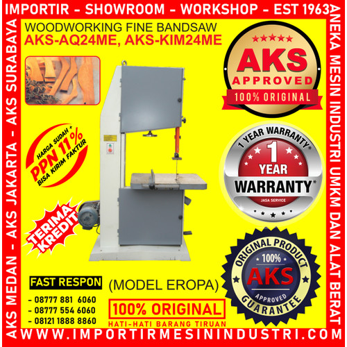 [EZM.3600610] Alat mecah Kayu Working Fine Bandsaw AKS- AQ24ME