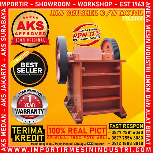 [EZM.3600657] Mesin Penghancur Batu Jaw Crusher 75 Kw AKS - POL6090