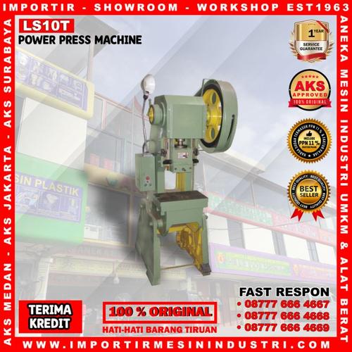 [EZM.3600686] Mesin Pon Cetak Besi / Cetak Logam 10 Ton AKS - LS10T 1.1 Kw