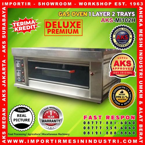 [EZM.3600698] Oven Gas Listrik 1 Deck 2 Loyang Oven Gas 1 Phase | AKS - MI102H
