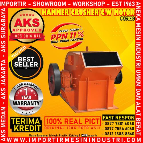 [EZM.3600716] Mesin Pemecah Batu Stone Hammer Crusher 25 Ton - PS7030