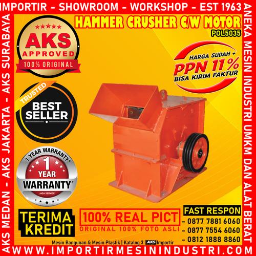 [EZM.3600721] Stone Hammer Crusher Penghancur Batu 500 x 350 Mm 22 Kw POL5035