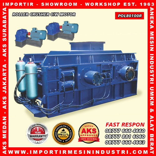 [EZM.3600728] Roller crusher c/w motor type AKS-POL80100R
