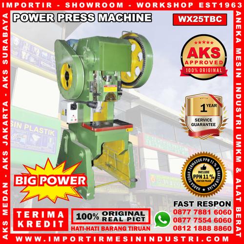 [EZM.3600771] Mesin Cetak Logo / Pon Timbul 25 Ton Mesin Stamping AKS - WX25TBC