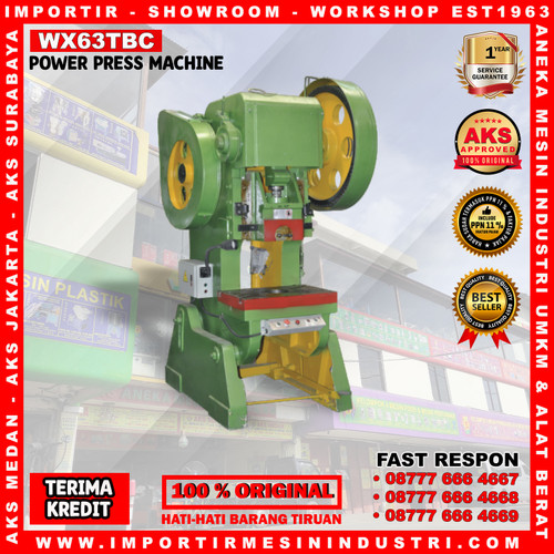 [EZM.3600781] Press Machine Punching / Mesin Press AKS - WX63TBC Mesin Pon 63 Ton