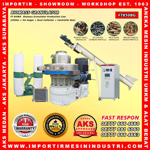 [EZM.3600866] mesin wood crusher & pellet new model biomass granulator pellet china